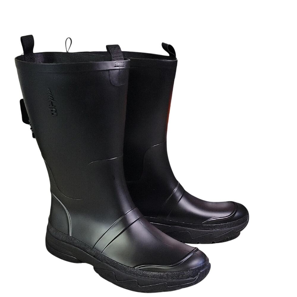 BASS Outdoor Breathable Black Field Rainboot Mens Size 12 NEW